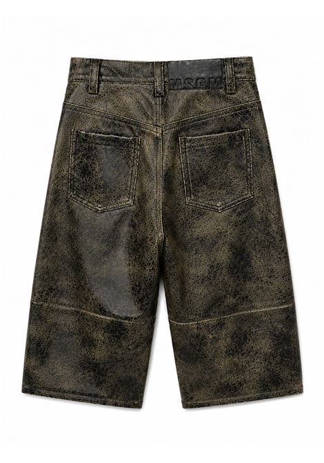 Pantaloni in ecopelle MSGM KIDS | F6MSJGPA111110